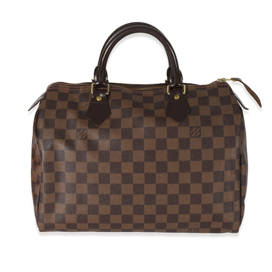 Louis Vuitton Damier Ebene Speedy 30 Canvas Handbag 4