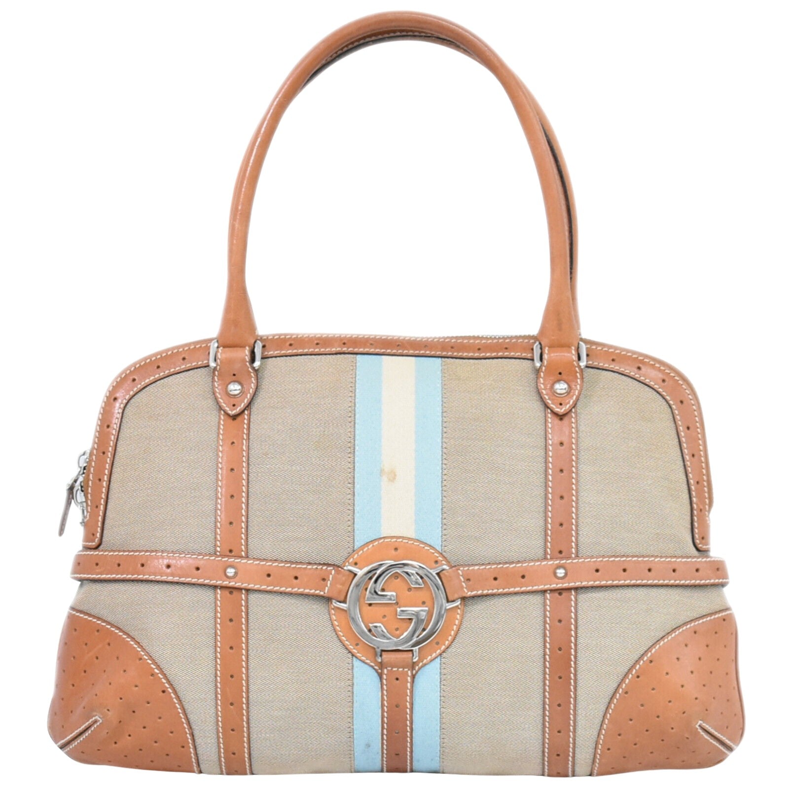 Gucci Interlocking Shoulder Bag G 166