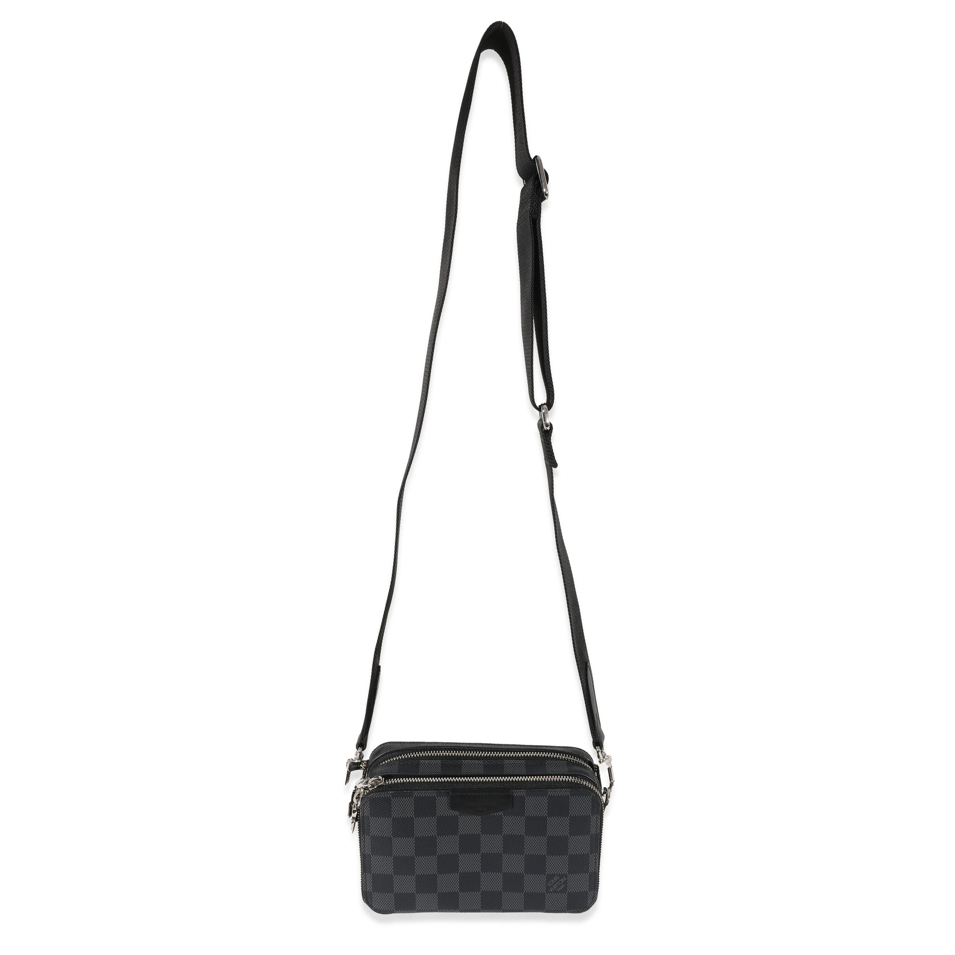 Louis Vuitton Damier Graphite Alpha Wearable Canvas Wallet Case Wearable Wallet