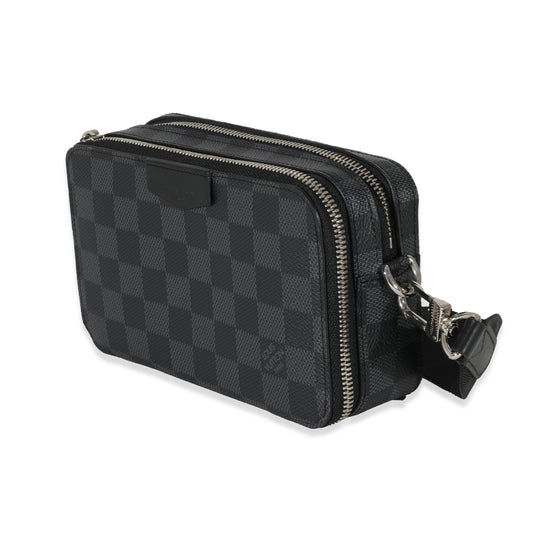 Louis Vuitton Damier Graphite Alpha Wearable Canvas Wallet Case Wearable Wallet