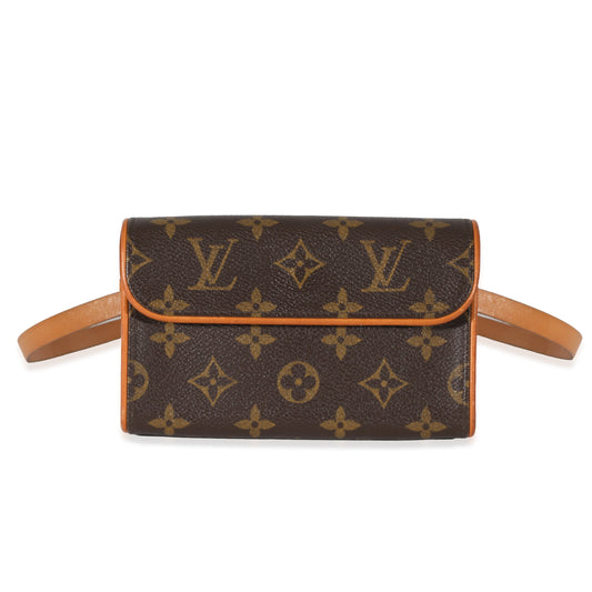 Louis Vuitton Pochette Florentine Waist Monogram Canvas Clutch Bag Waist Bag