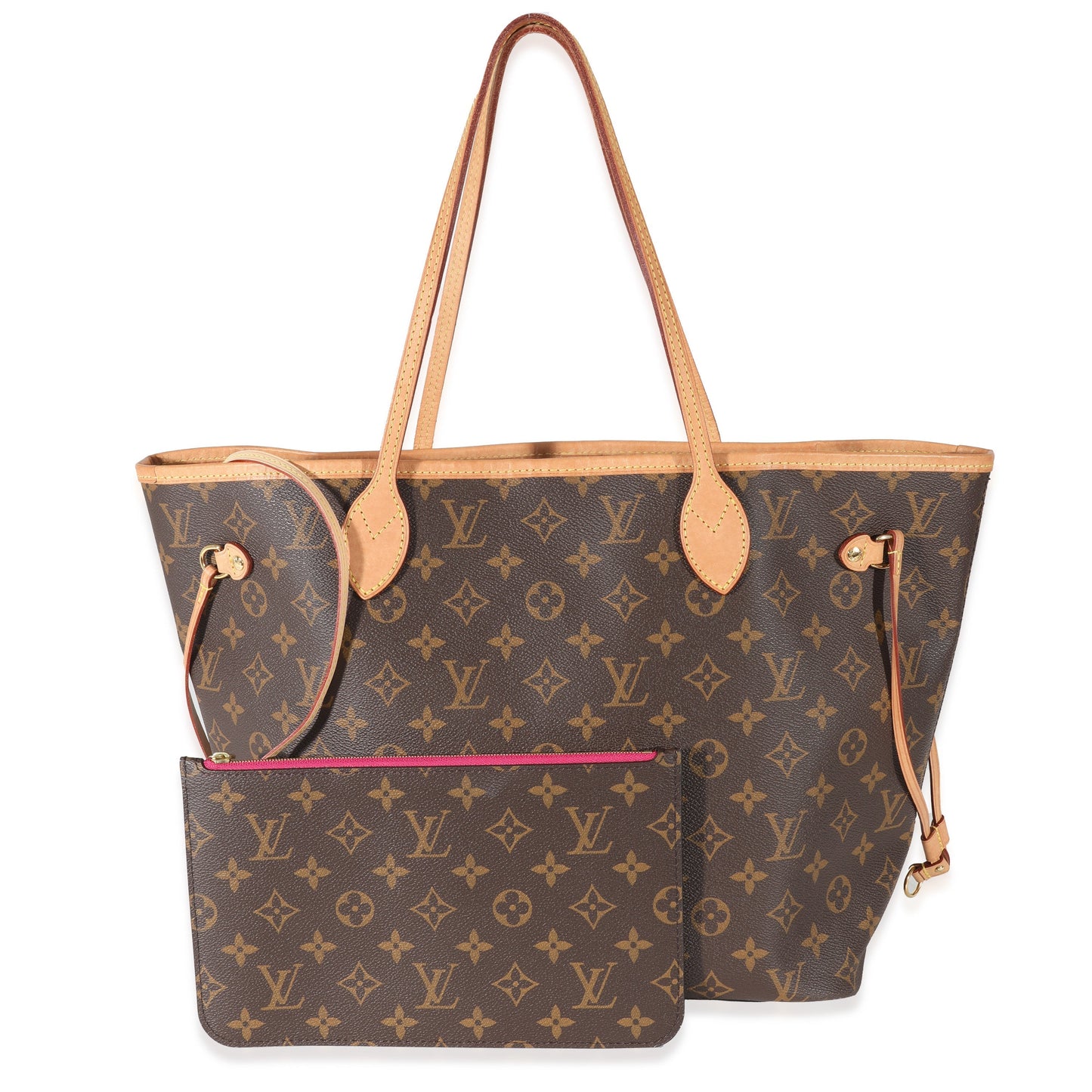 Louis Vuitton Pivonne Neverfull MM Monogram Canvas Tote Bag