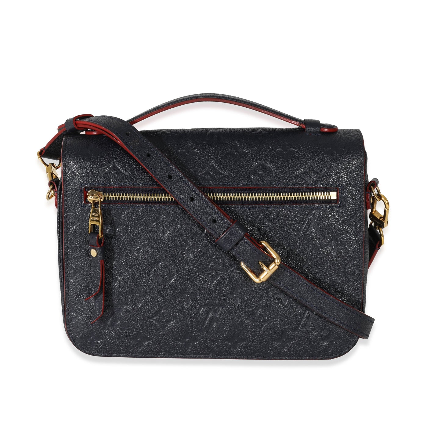 Louis Vuitton Marine Rouge Empreinte Pochette Metis Monogram Clutch Bag