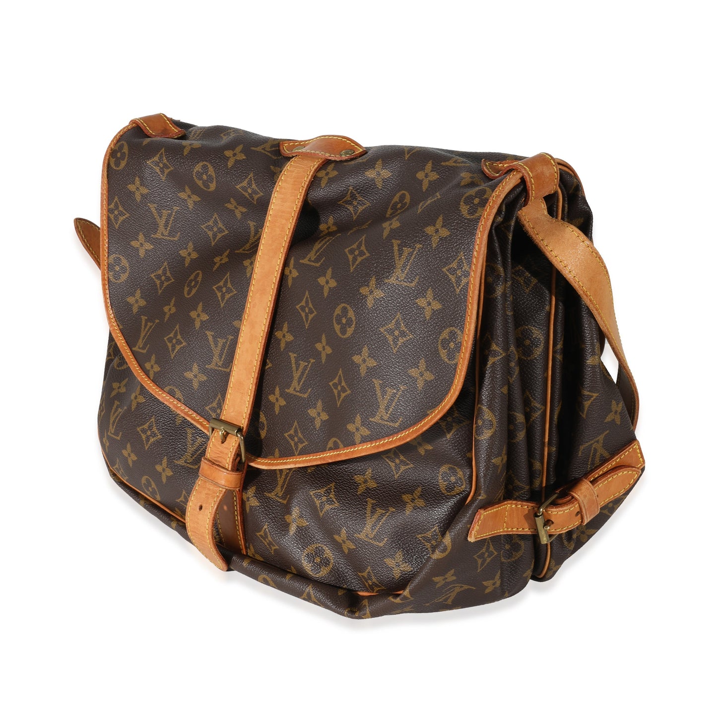 Louis Vuitton Saumur 35 Monogram Canvas Handbag Saumur 35