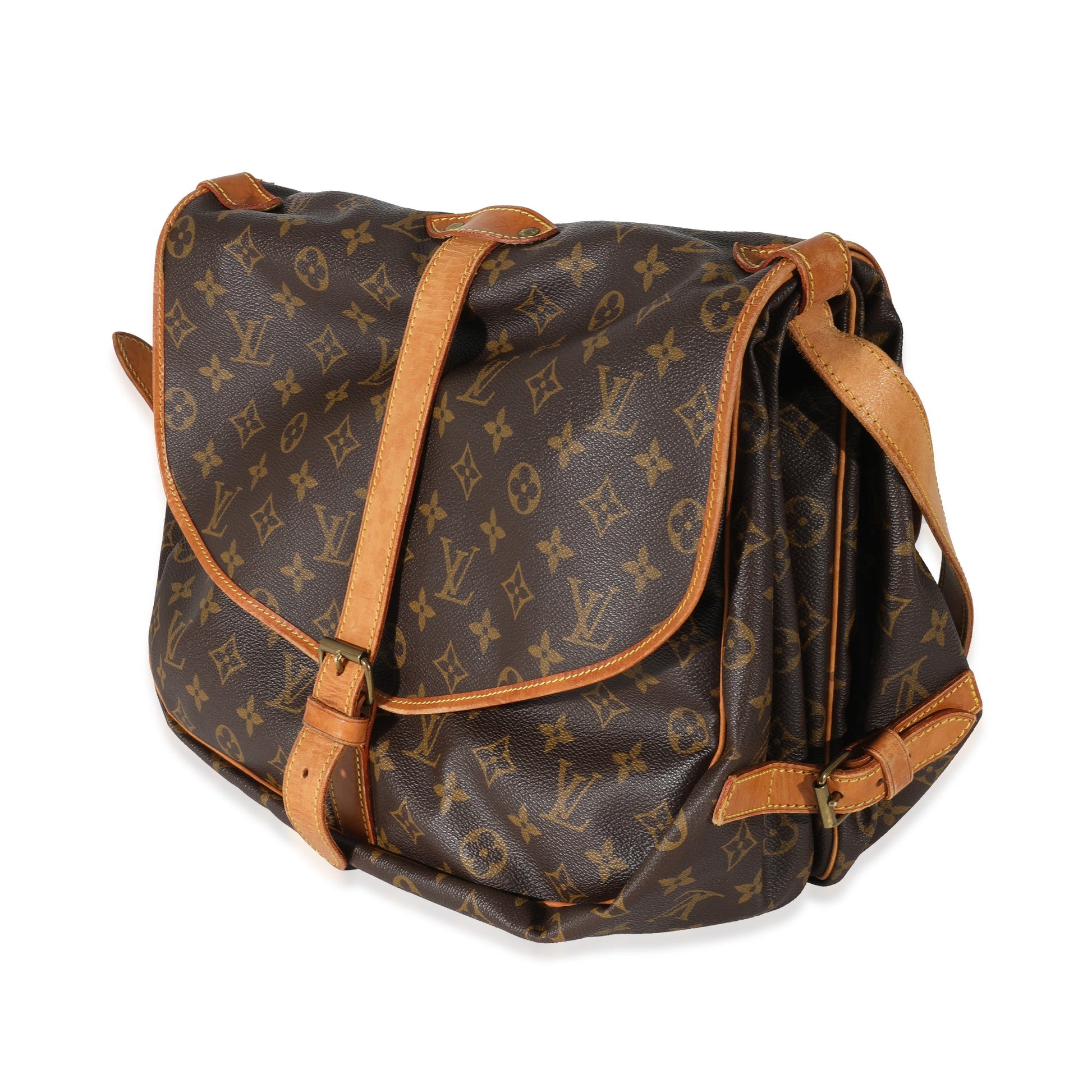 Louis Vuitton Saumur 35 Monogram Canvas Handbag Saumur 35