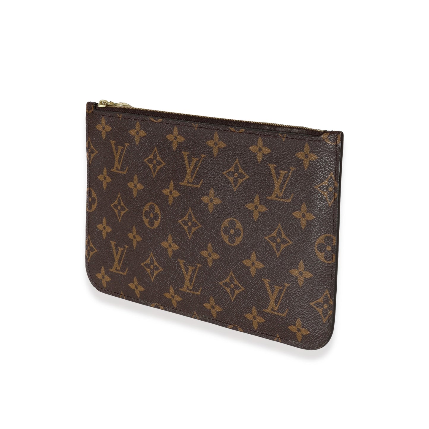 Louis Vuitton Neverfull Pochette Monogram Canvas Tote Bag