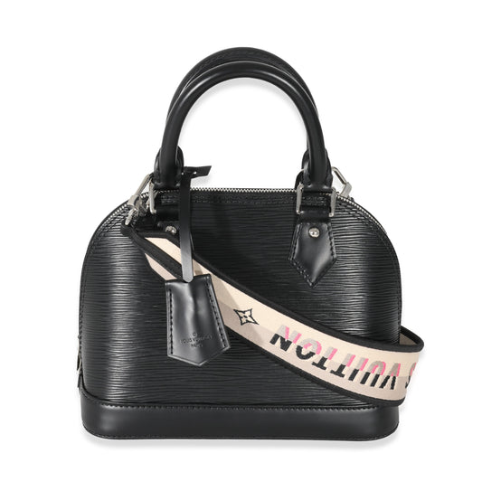 Louis Vuitton Epi Alma BB Black Handbag Alma Bb
