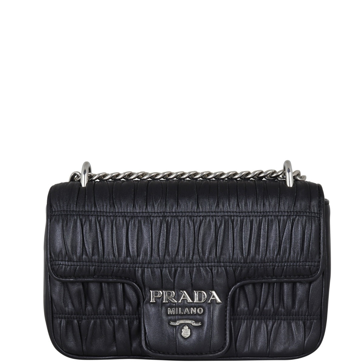 Prada Nappa Gaufre Crossbody Handbag Crossbody Bag