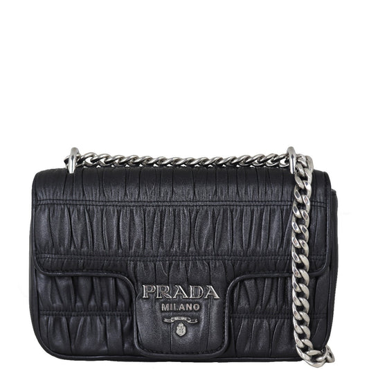 Prada Nappa Gaufre Crossbody Handbag Crossbody Bag