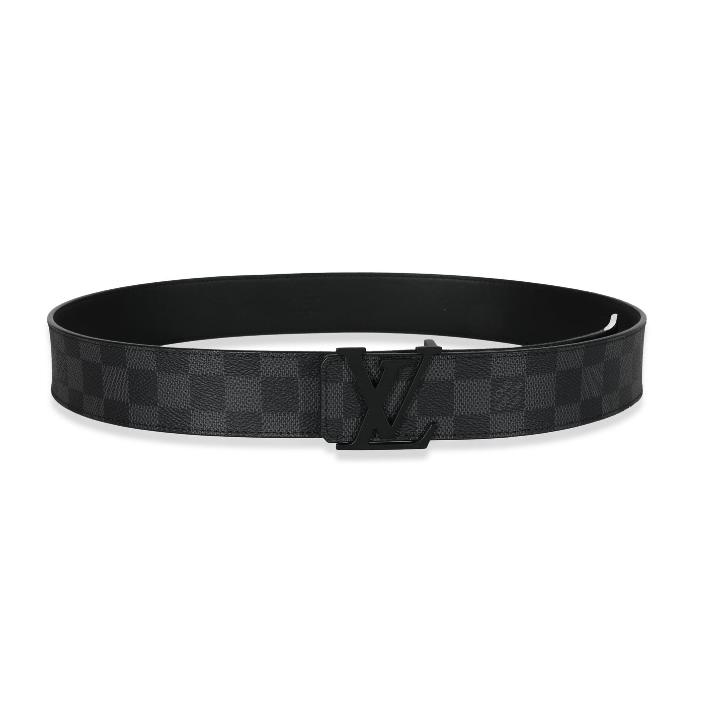 Louis Vuitton Damier GraphiteInitiales Canvas Belt
