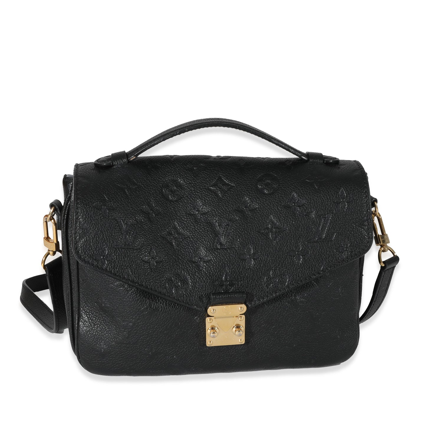 Louis Vuitton Empreinte Pochette Metis Monogram Black Clutch Bag 8
