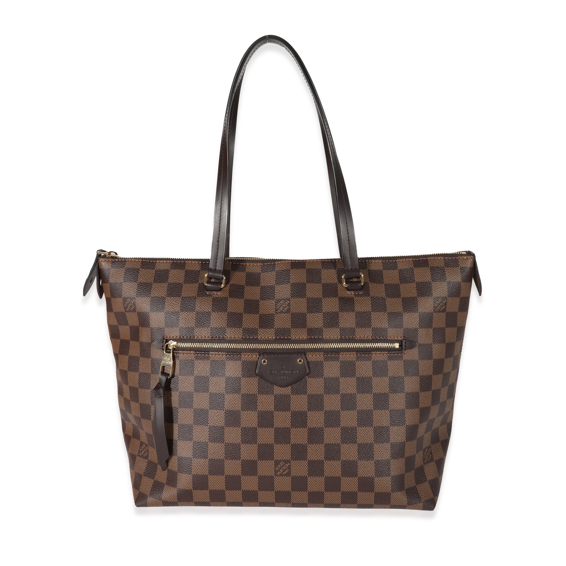 Louis Vuitton Damier Ebene Iena MM Canvas Handbag