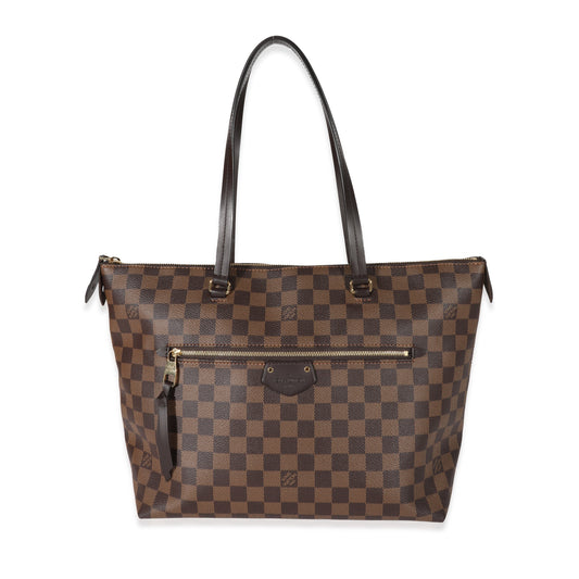Louis Vuitton Damier Ebene Iena MM Canvas Handbag