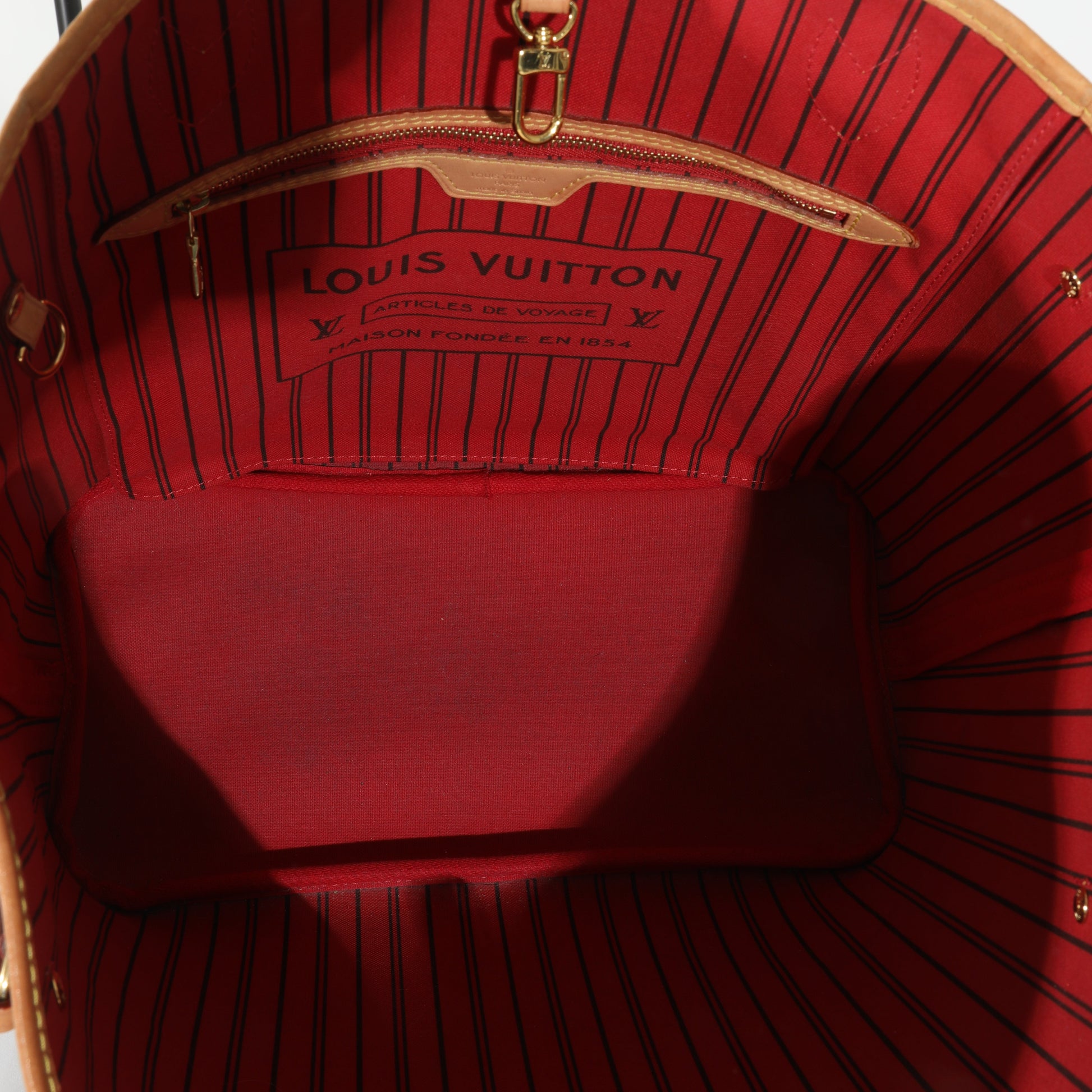Louis Vuitton Neverfull MM Monogram Canvas Tote Bag 18