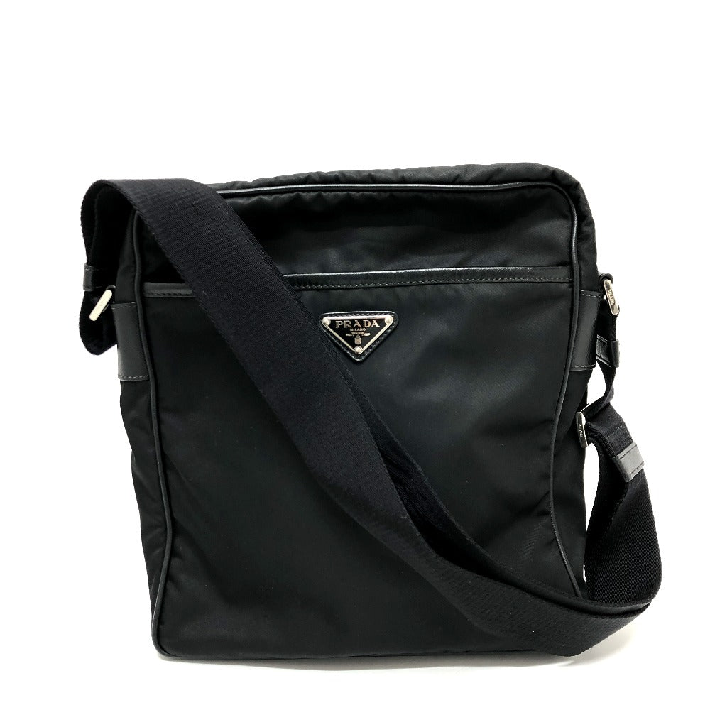 Shoulder Bag Renylon Triangle Women Black