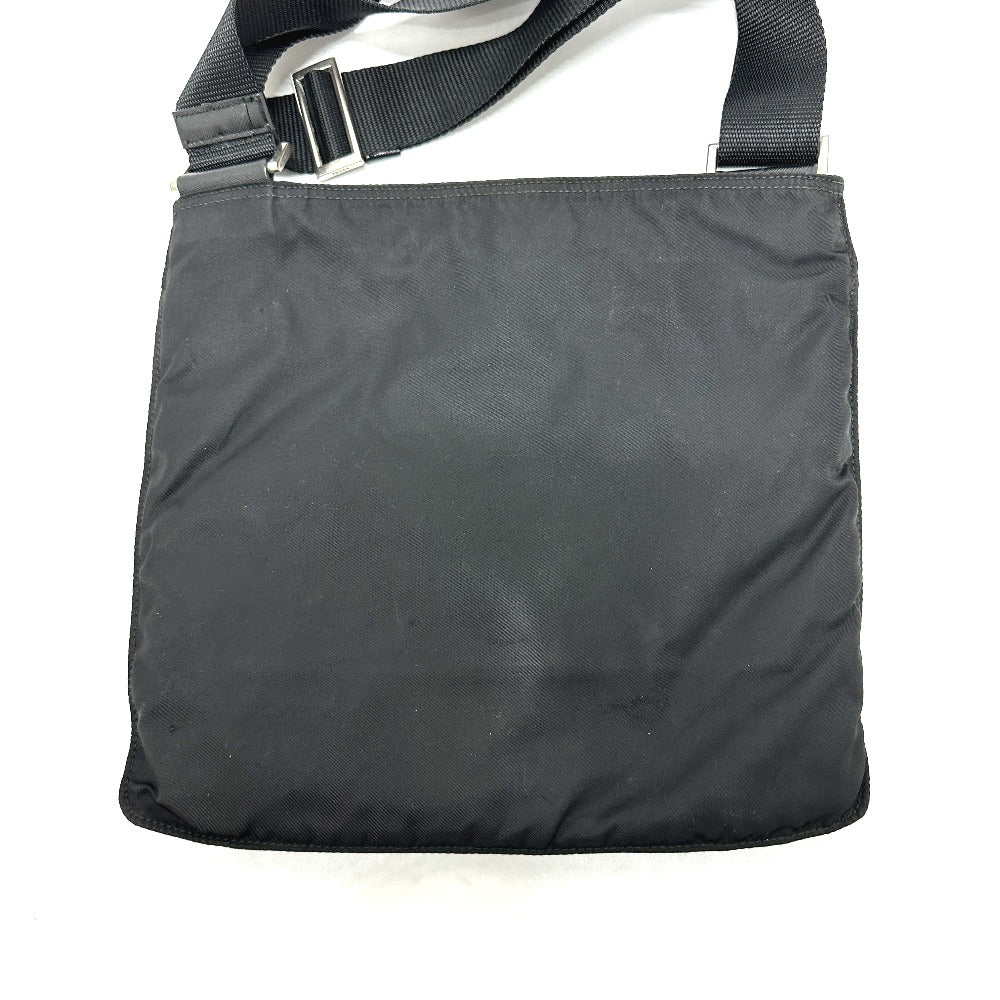 Shoulder Bag Triangle Plate Skull Nylon Black