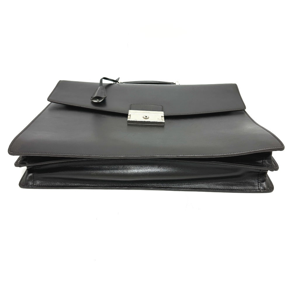 Business Bag Leather Black Travel Bag