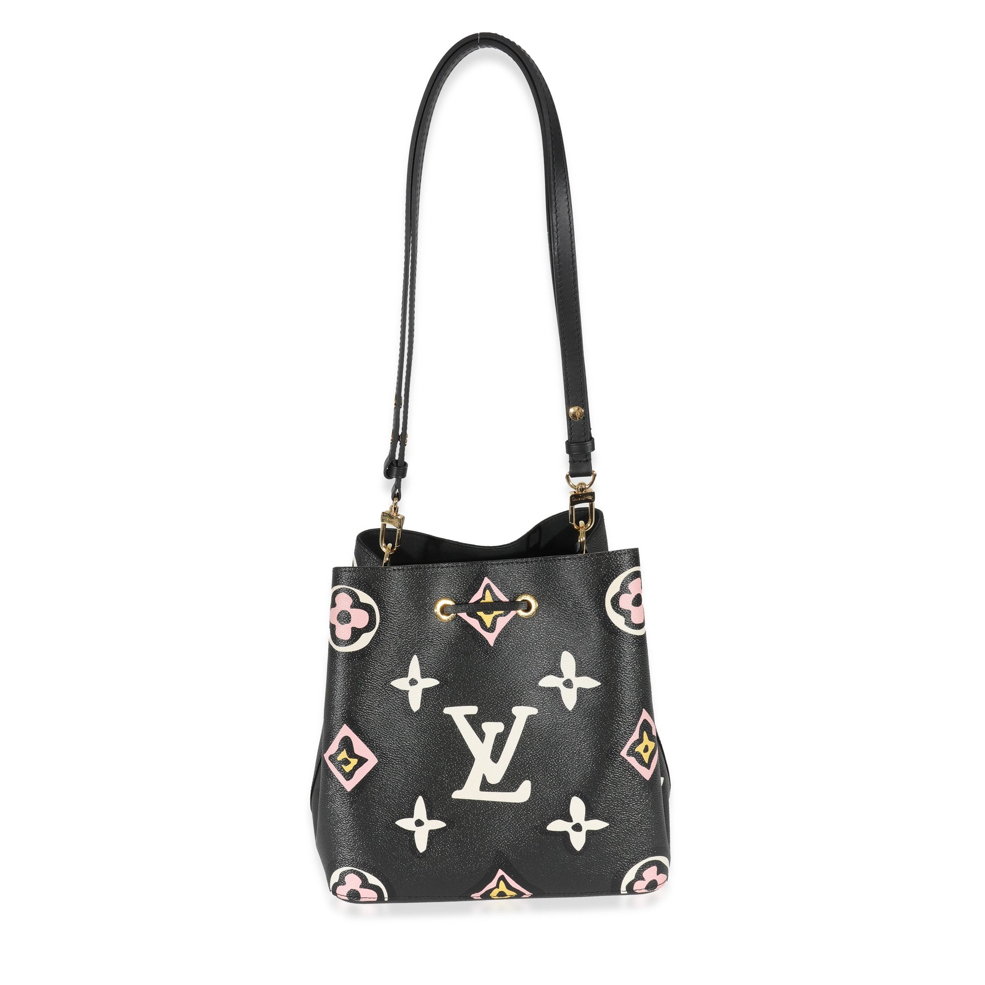 Louis Vuitton Giant Wild At Heart NeoNoe Monogram Canvas Black Handbag