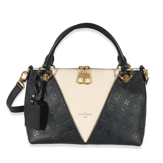 Louis Vuitton & Empreinte V BB Monogram Black Beige Tote Bag
