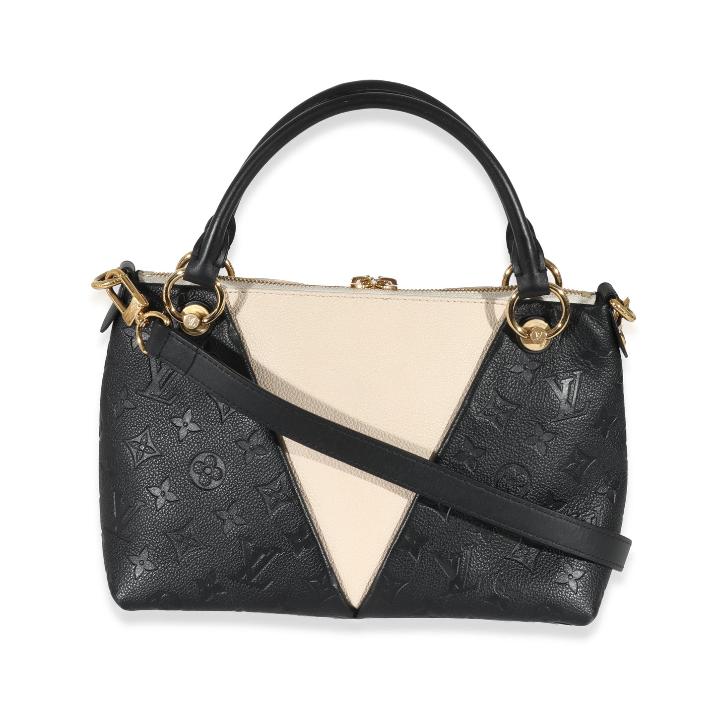 Louis Vuitton & Empreinte V BB Monogram Black Beige Tote Bag