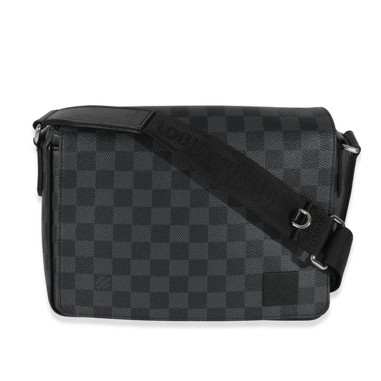 Louis Vuitton Damier Graphite District PM Canvas Handbag