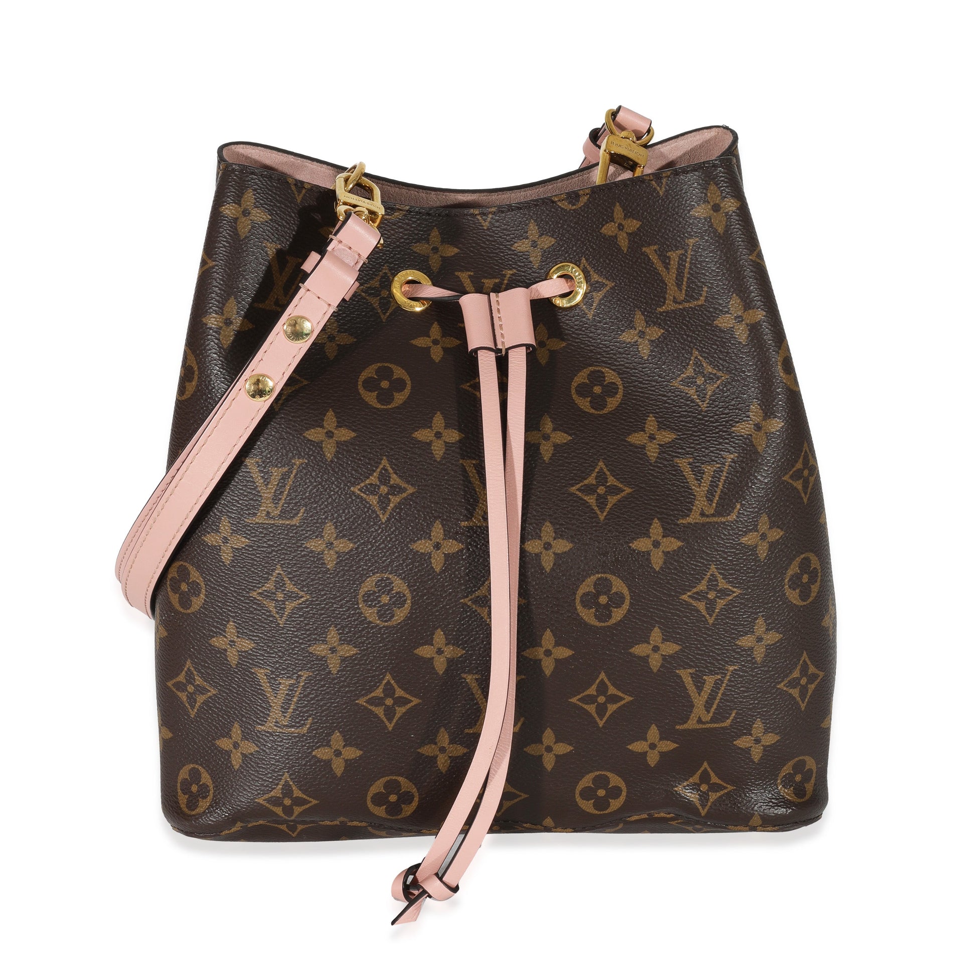 Louis Vuitton Rose Ballerine NeoNoe MM Monogram Canvas Handbag