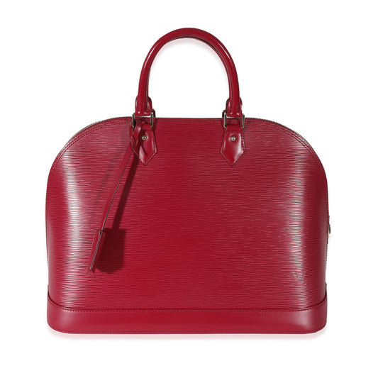 Louis Vuitton Fuchsia Epi Alma GM Handbag