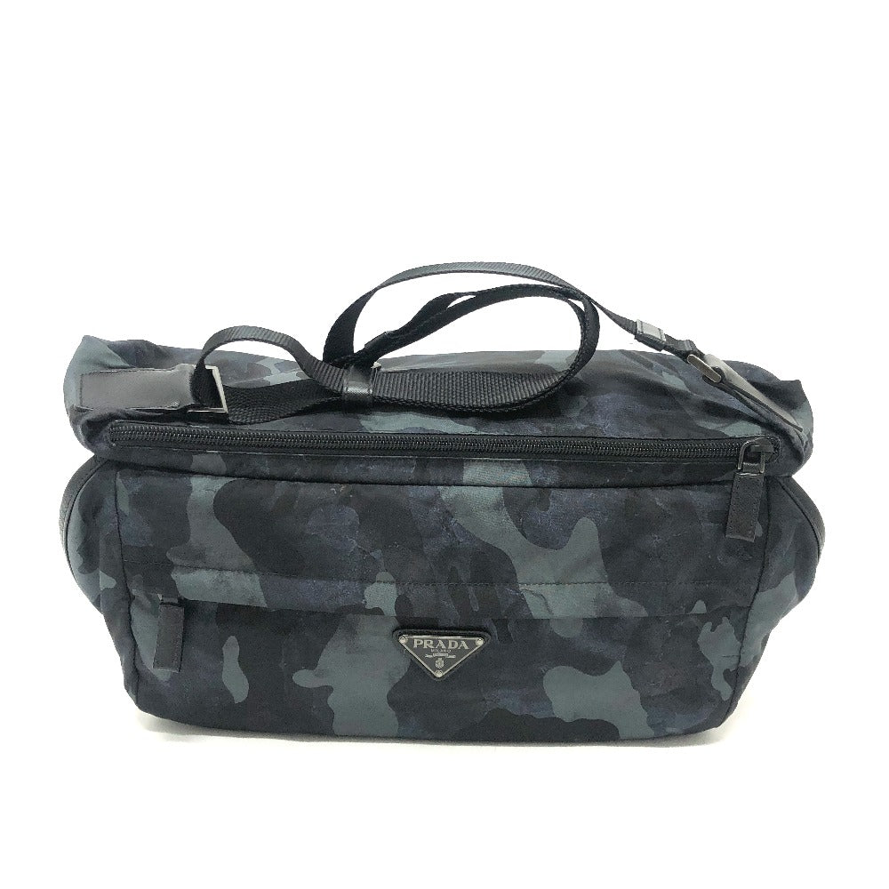 Sling Bag Triangle Camouflage Nylon Blue Travel Bag