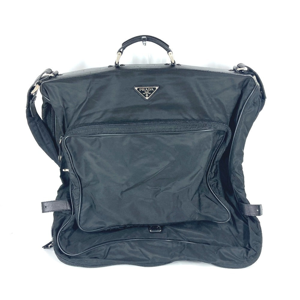 Boston Duffel Bag Triangle Plate Unisex(Unisex) Nylon Black Travel Bag