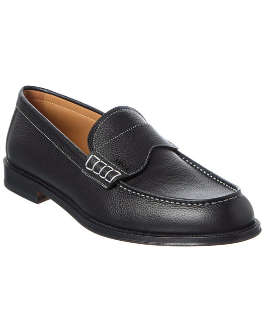 Dior Shoe Granville Loafer Leather Black Shoes