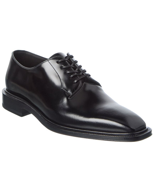 Dior Shoe Palmare Oxford Leather Black Shoes