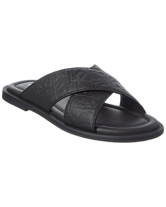 Dior Shoe Alias Sandal Leather Black Shoes