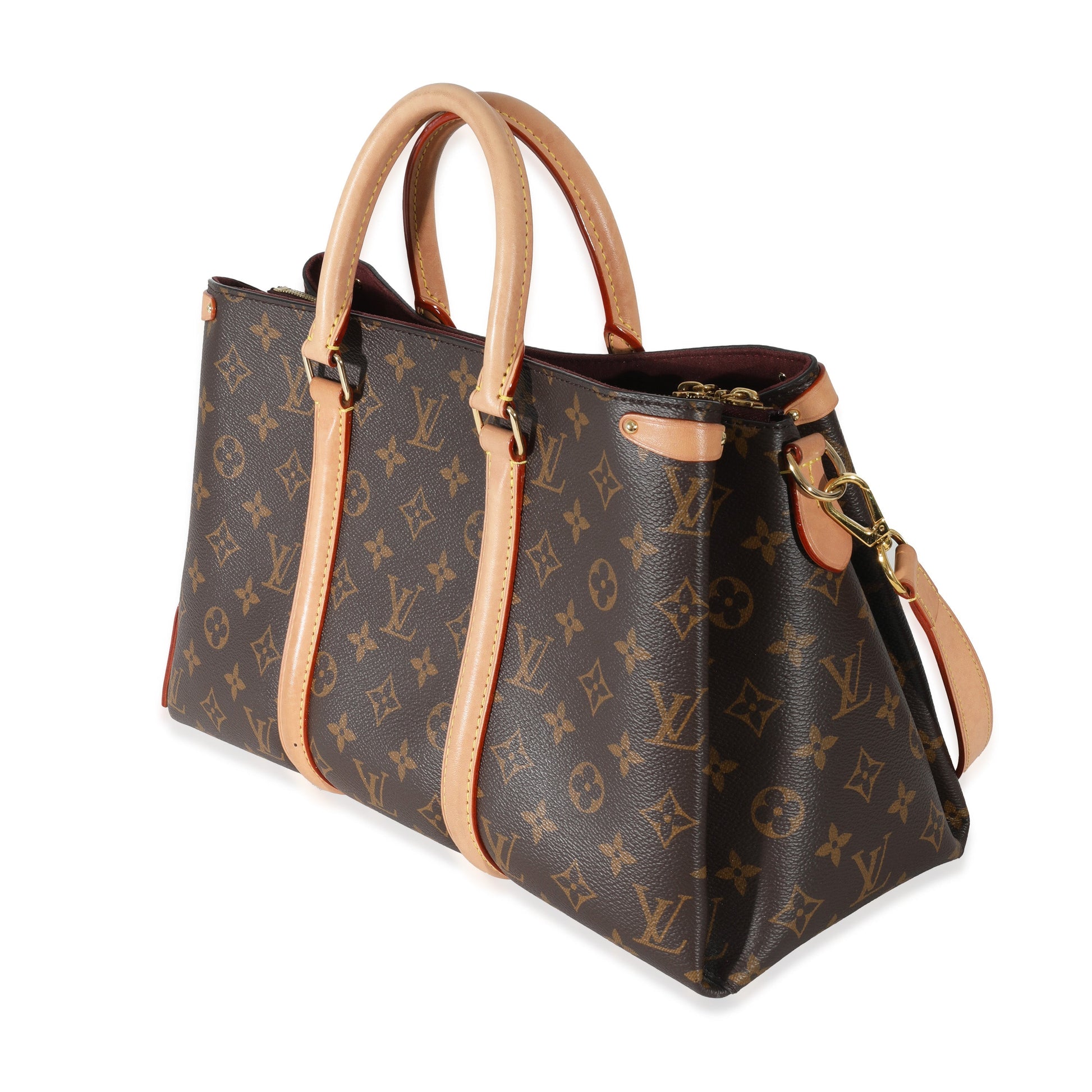Louis Vuitton Soufflot MM Monogram Canvas Handbag