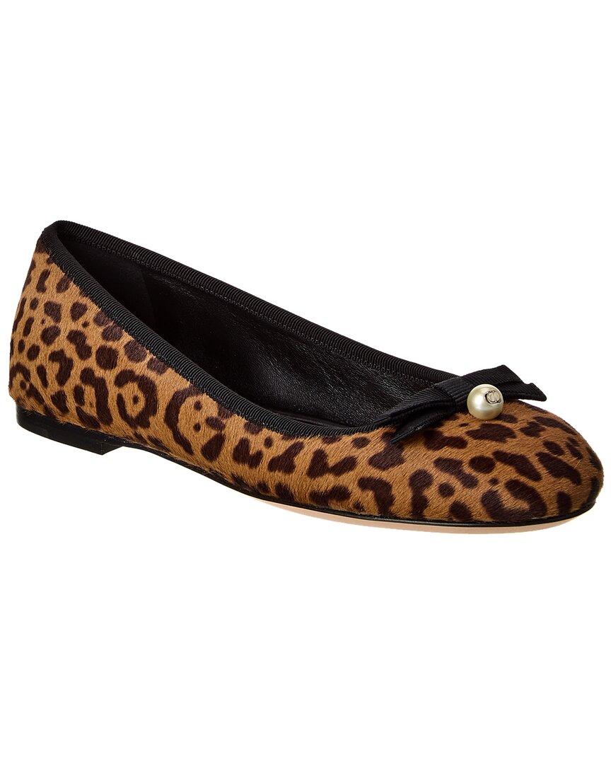 Dior Shoe Haircalf Ballet Flat Shoes
