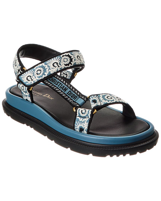 Dior Shoe D-Wave Sandal Canvas Shoes