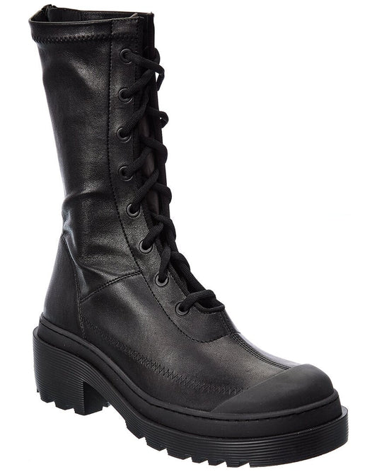 Dior Shoe Arcade Bootie Leather Black Shoes