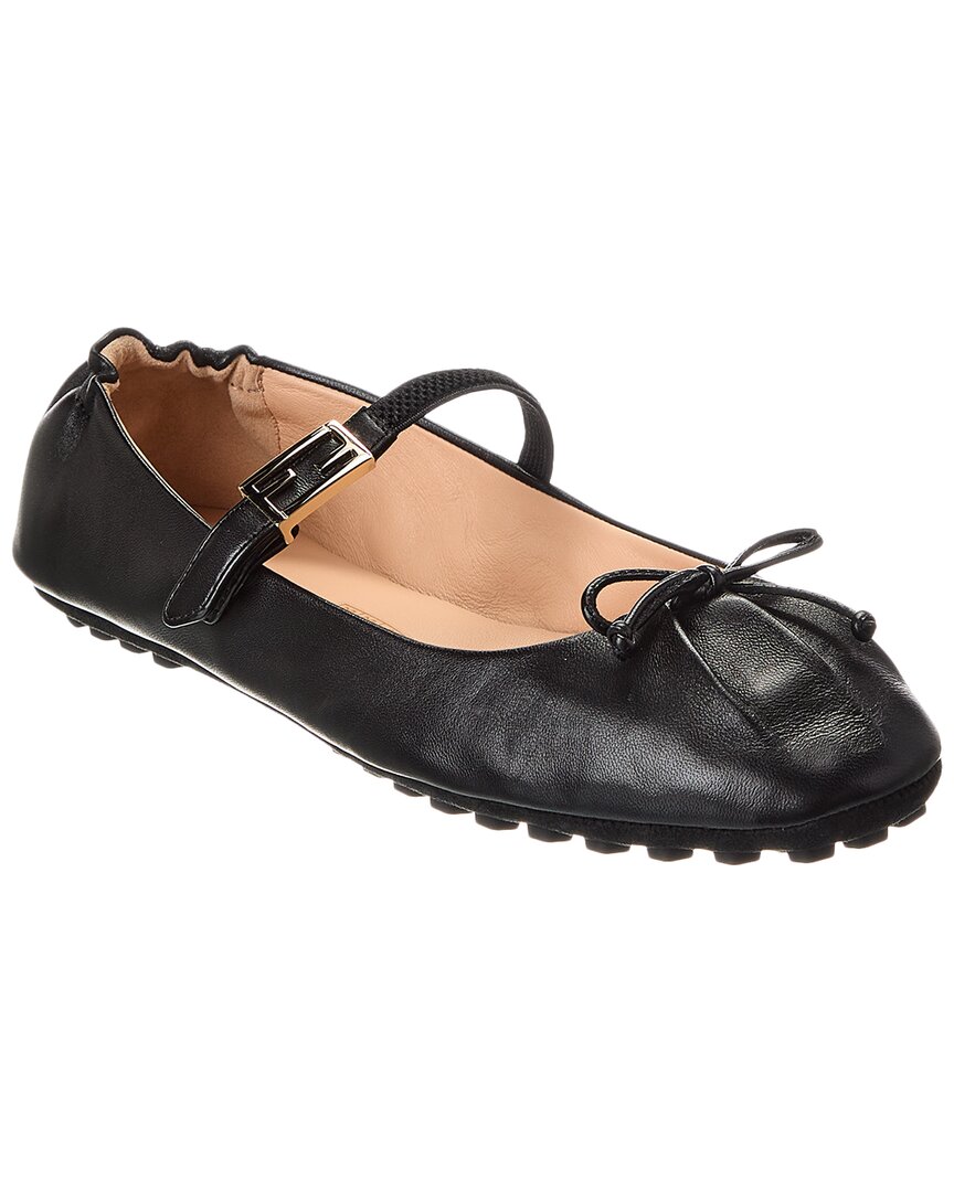 Fendi Shoe Baguette Loafer Black Shoes