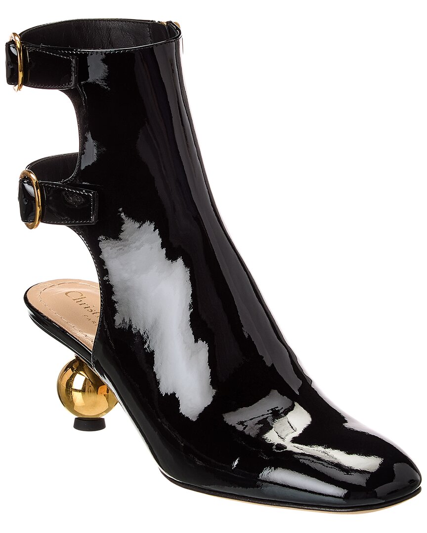 Dior Shoe D-Idole Bootie Patent Black Shoes