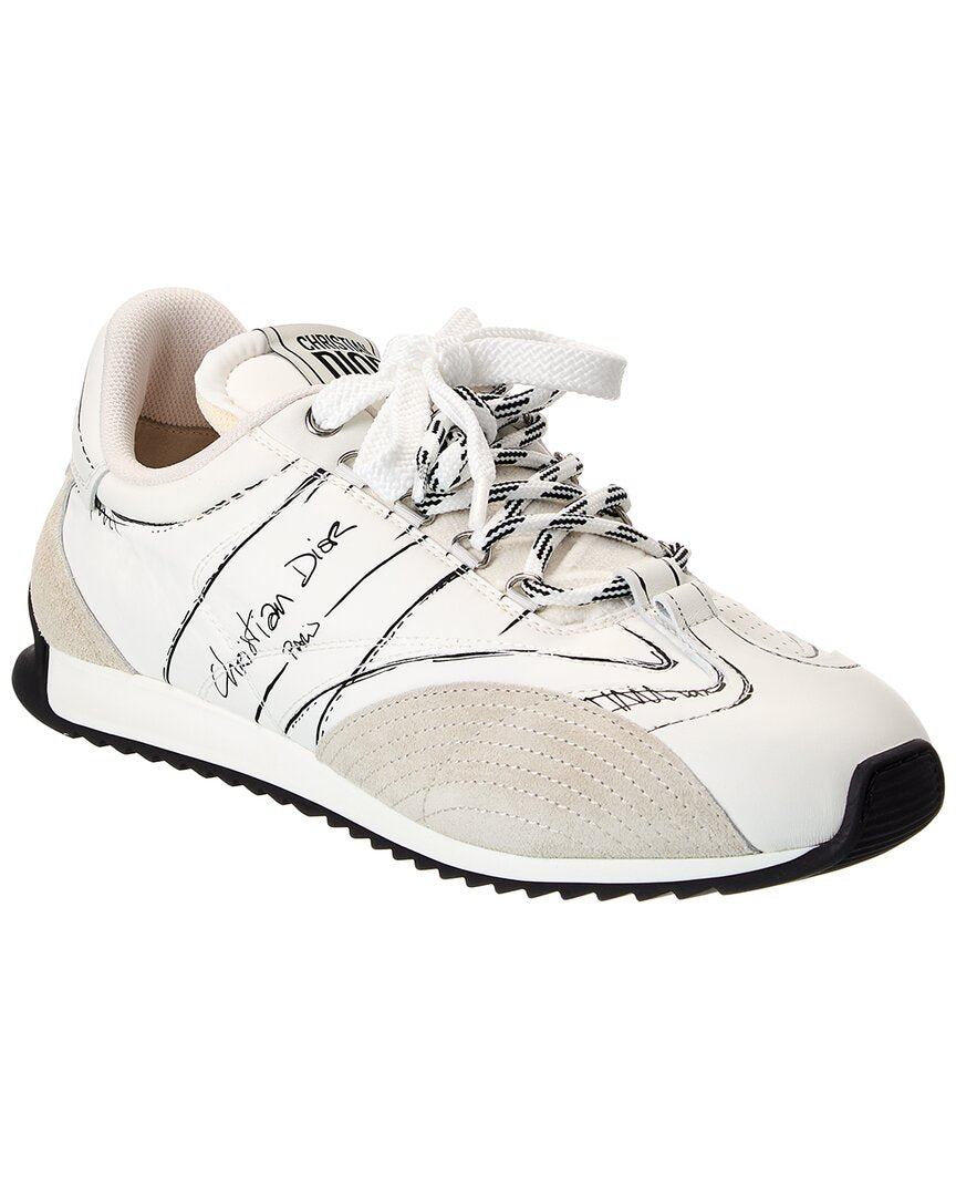 Dior Shoe In Progress & Sneaker Suede Nylon White Shoes