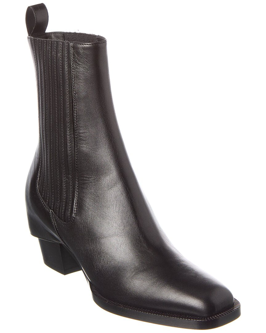Fendi Shoe Bootie Leather Black Shoes