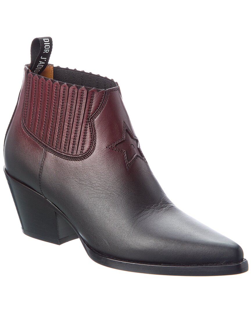 Dior Shoe L.A Bootie Leather Black Shoes