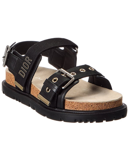 Dior Shoe act Sandal 5 Leather Black Shoes