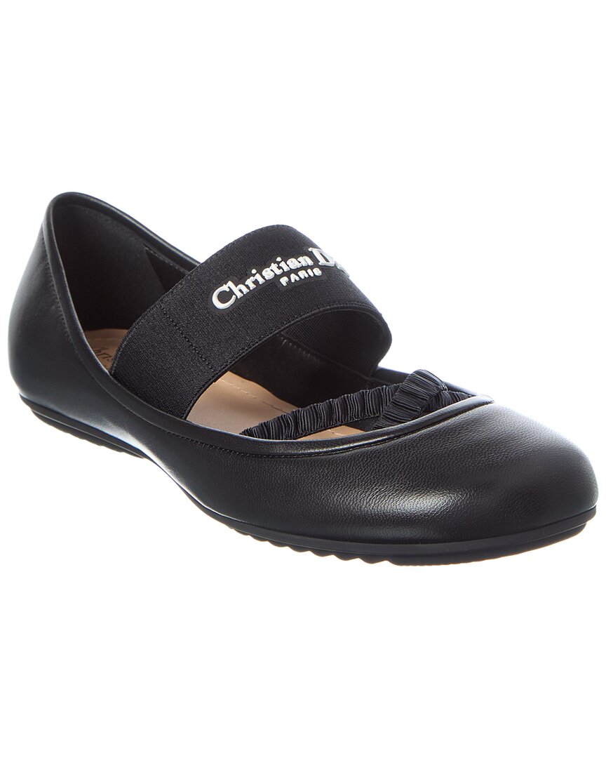 Dior Shoe Shade Flat 2 Leather Black Shoes