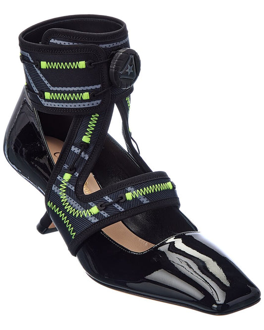 Dior Shoe 62-22 Pump Patent Black Shoes