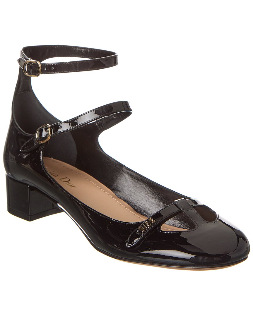Dior Shoe Aime Pump Patent Black Shoes