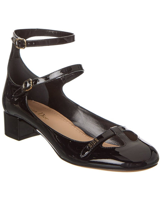 Dior Shoe Aime Pump Patent Black Shoes