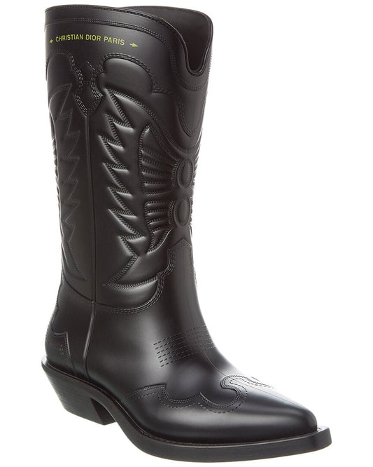 Dior Shoe Wind Rubber Boot Black Shoes