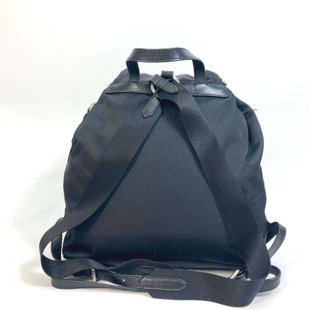 Backpack Studs Mens Handbag Nylon Black