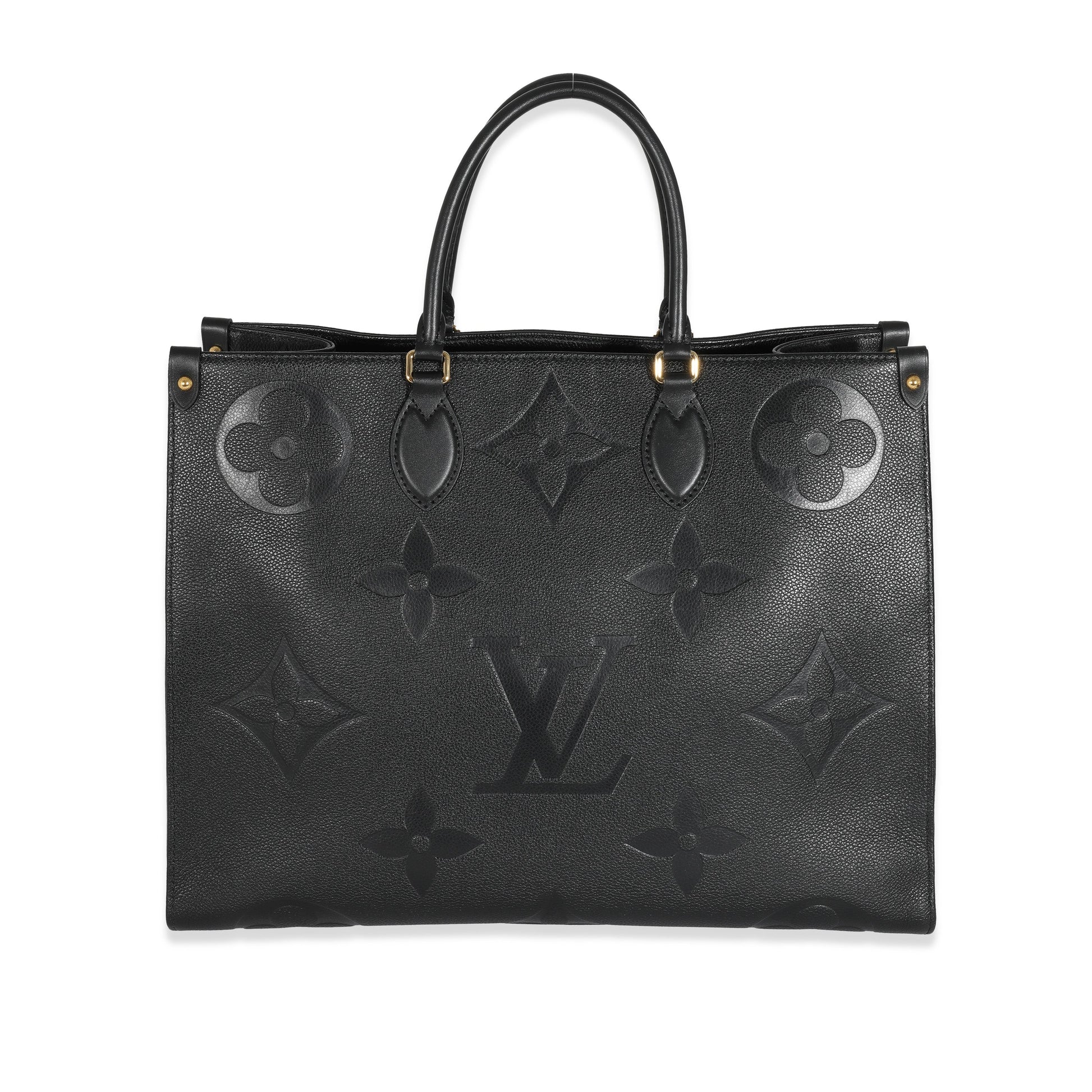 Louis Vuitton Empreinte Giant OnTheGo GM Monogram Black Handbag