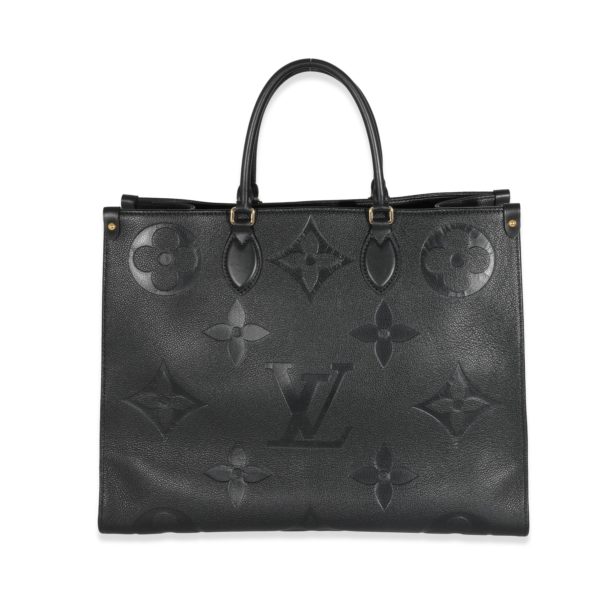 Louis Vuitton Empreinte Giant OnTheGo GM Monogram Black Handbag